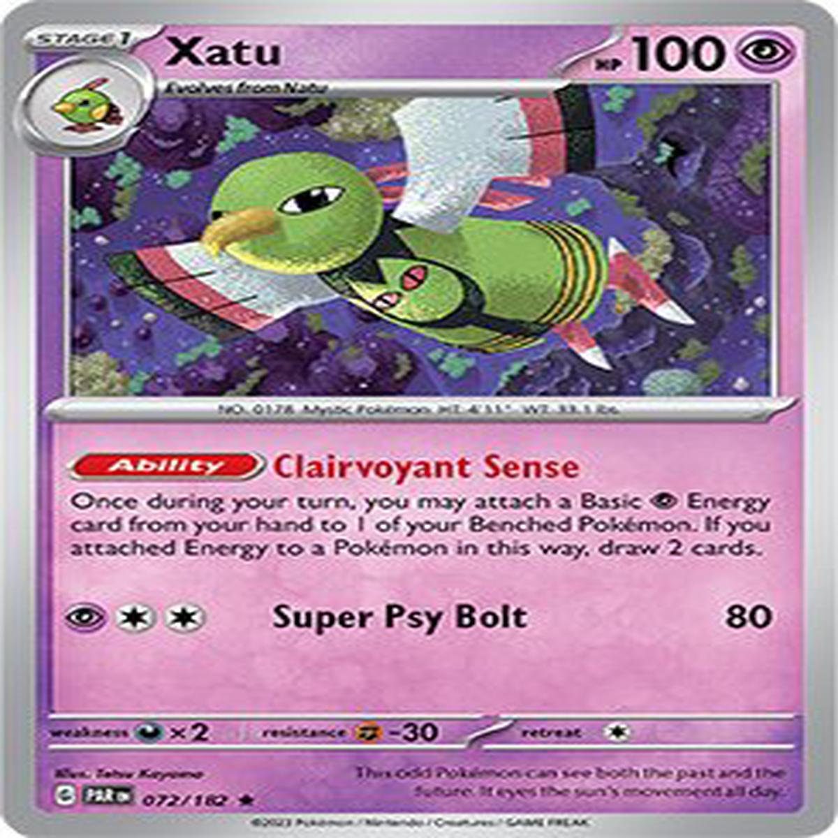 (72/182) Xatu - Paradox Rift