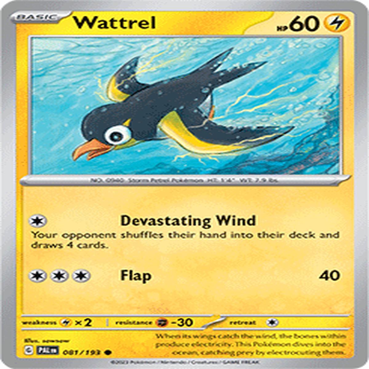 (81/193) Wattrel - Paldea Evolved