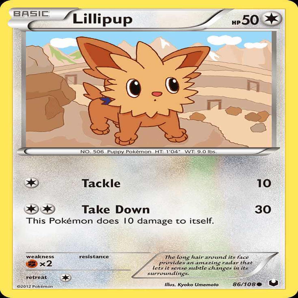 (86/108) Lillipup - Dark Explorers