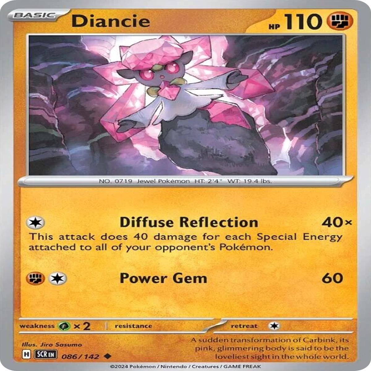 (86/142) Diancie - Stellar Crown