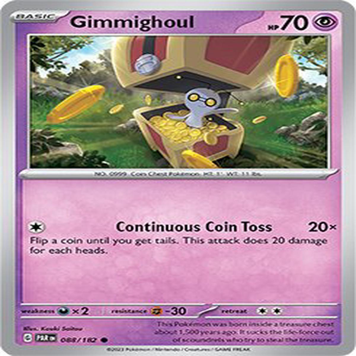 (88/182) Gimmighoul - Paradox Rift