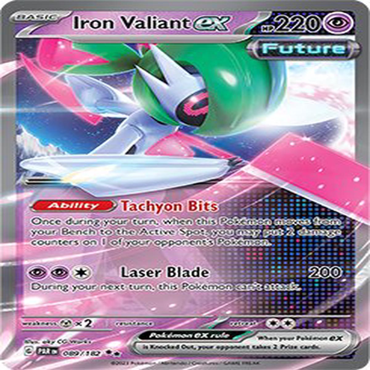 (89/182) Iron Valiant EX - Paradox Rift
