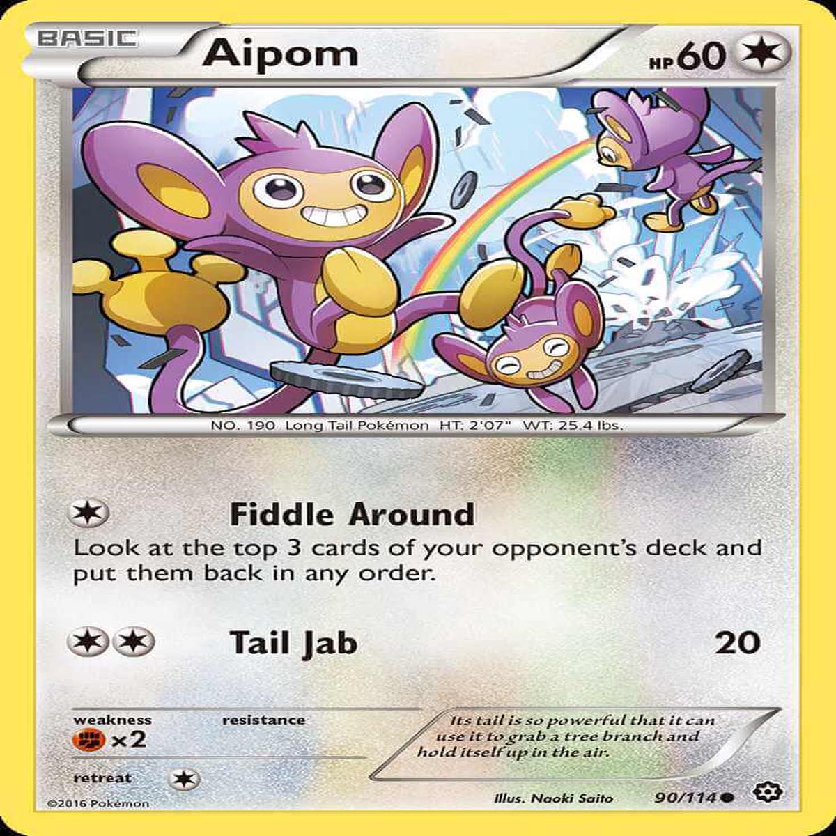 (90/114) Aipom - Steam Siege