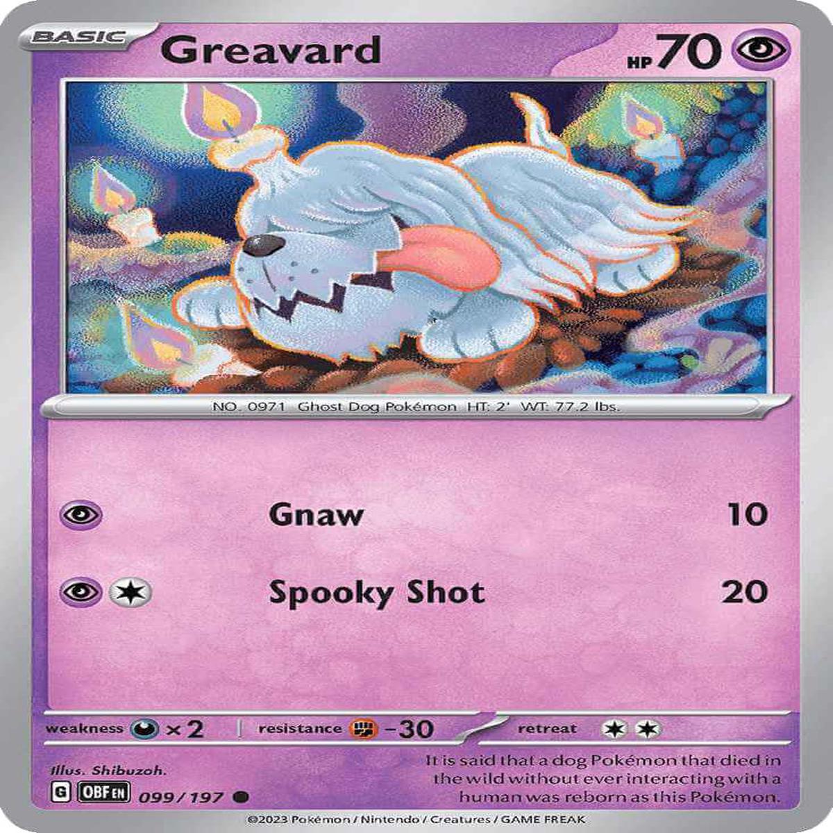 (99/197) Greavard - Obsidian Flames