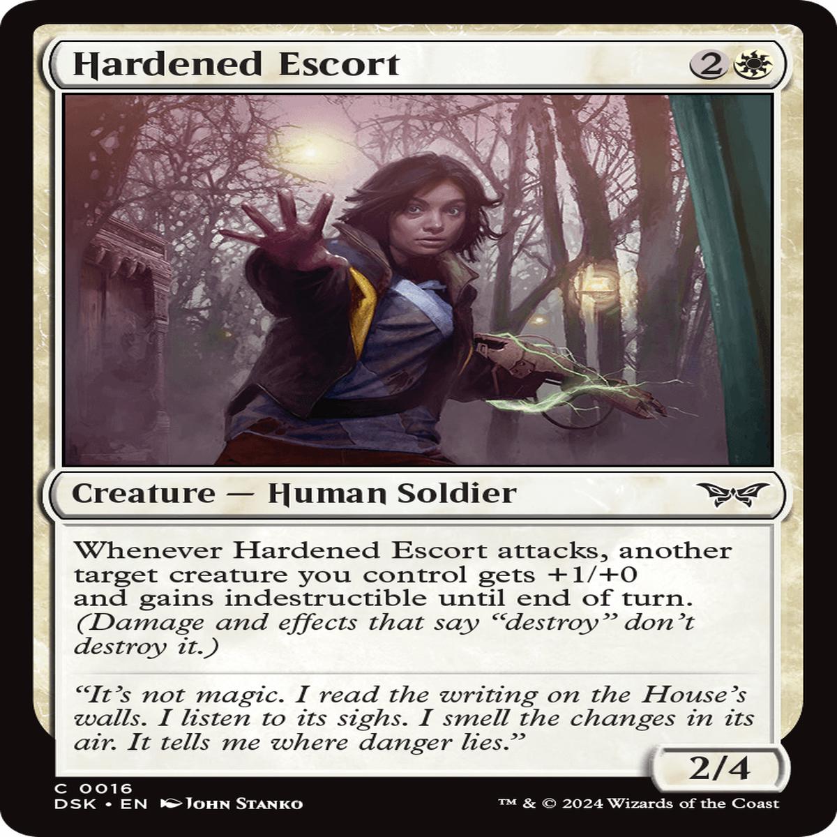 (0016) Hardened Escort - Duskmourn: House of Horror