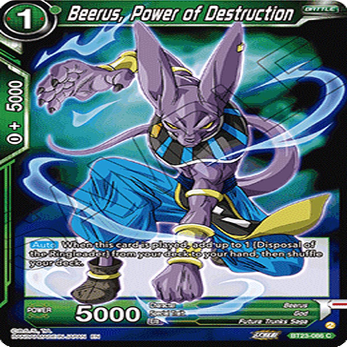 (086) Beerus, Power of Destruction - Perfect Combination