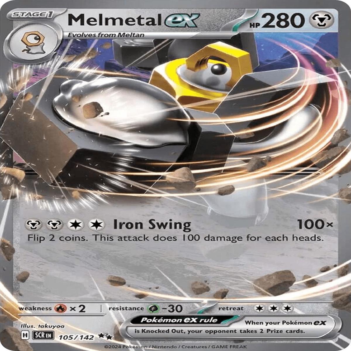 (105/142) Melmetal EX - Stellar Crown