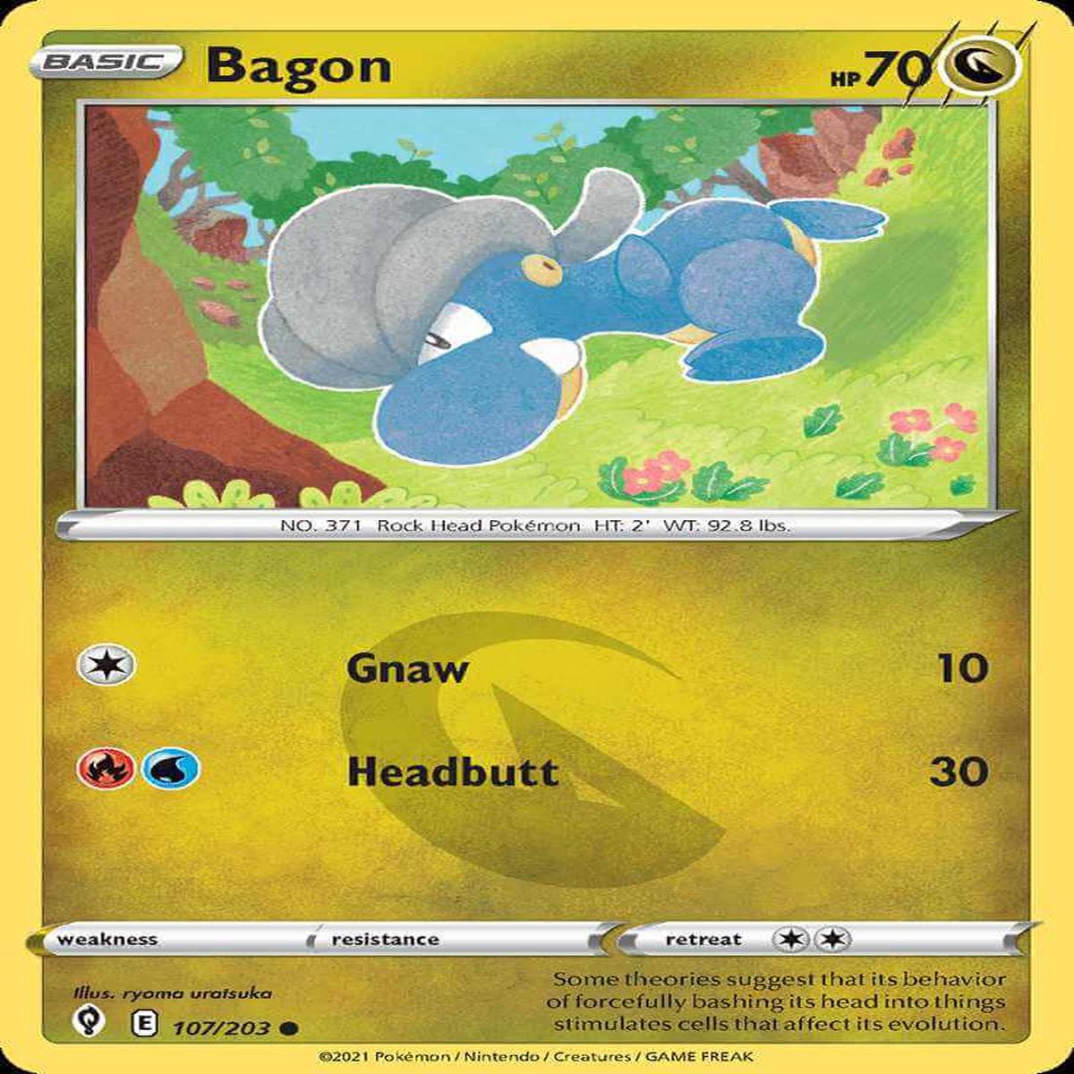 (107/203) Bagon - Evolving Skies