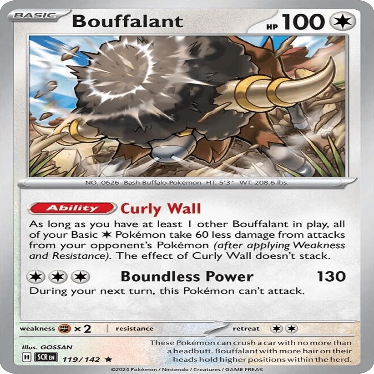 (119/142) Bouffalant - Stellar Crown
