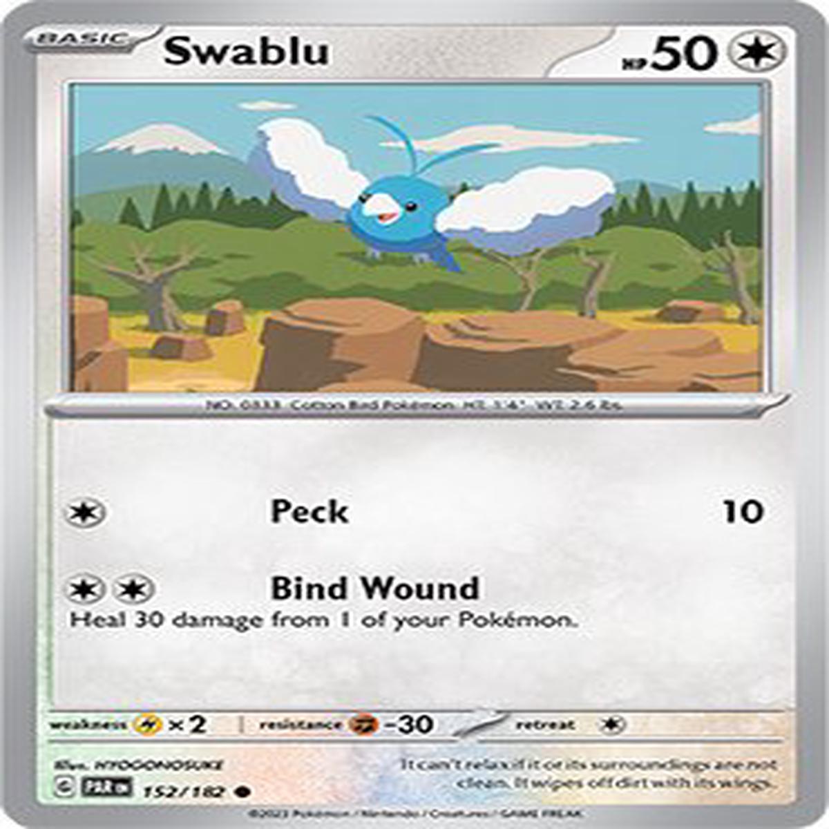 (152/182) Swablu - Paradox Rift