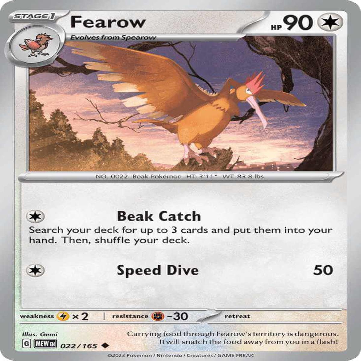 (22/165) Fearow - SV 151