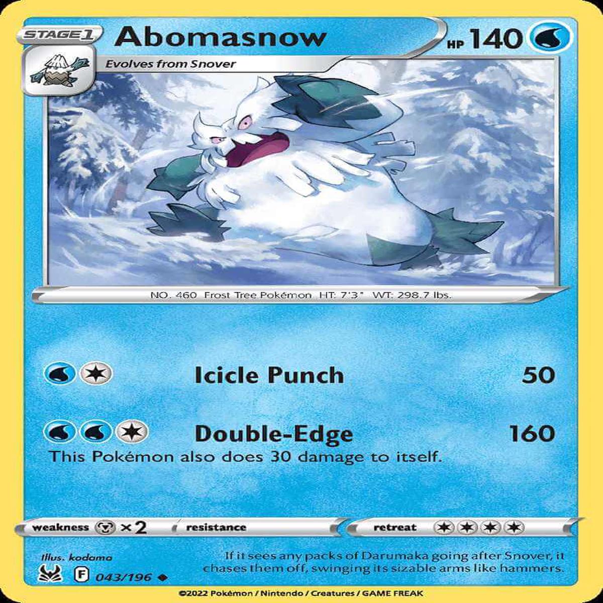 (43/196) Abomasnow - Lost Origin