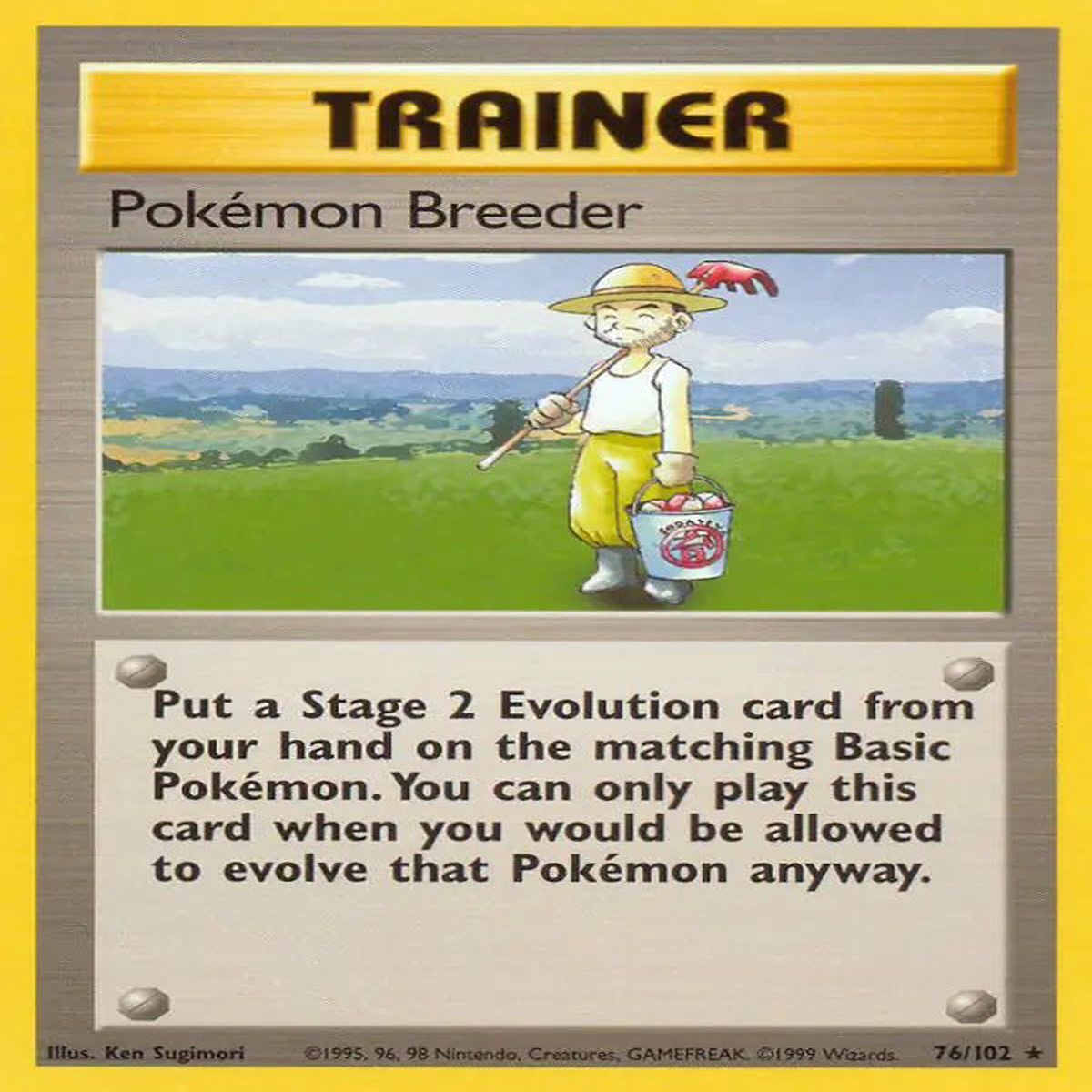(76/102) Pokemon Breeder - Base Set Unlimited