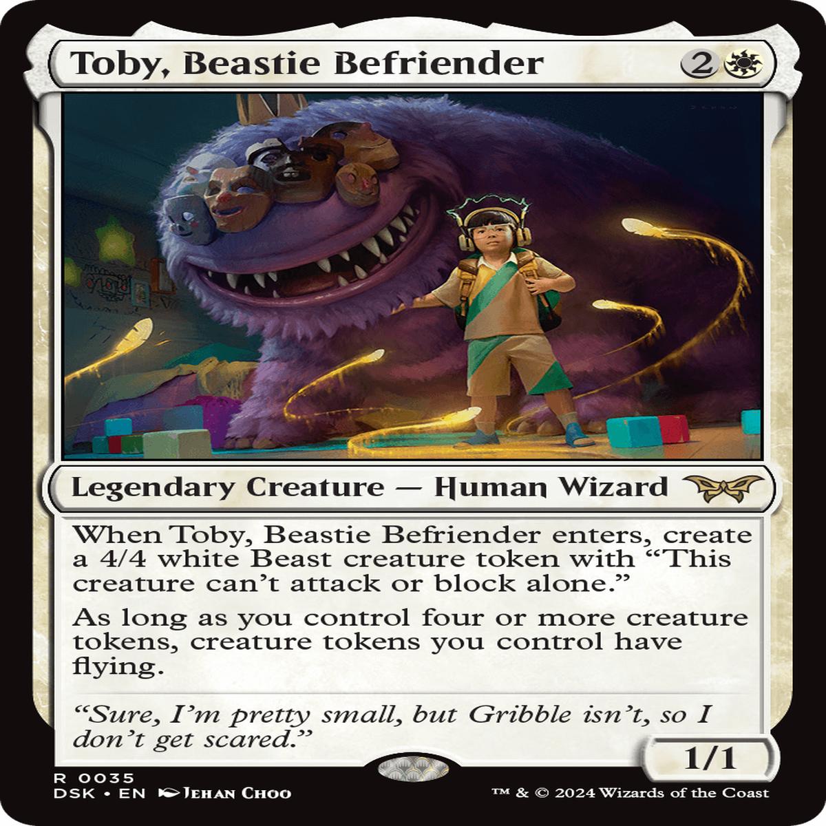 (0035) Toby, Beastie Befriender - Duskmourn: House of Horror