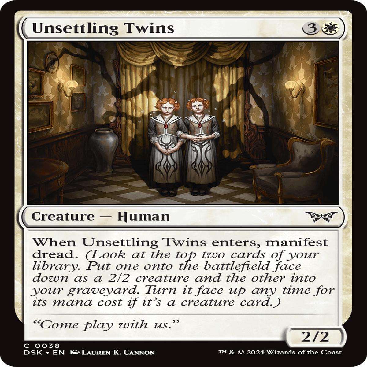 (0038) Unsettling Twins - Duskmourn: House of Horror