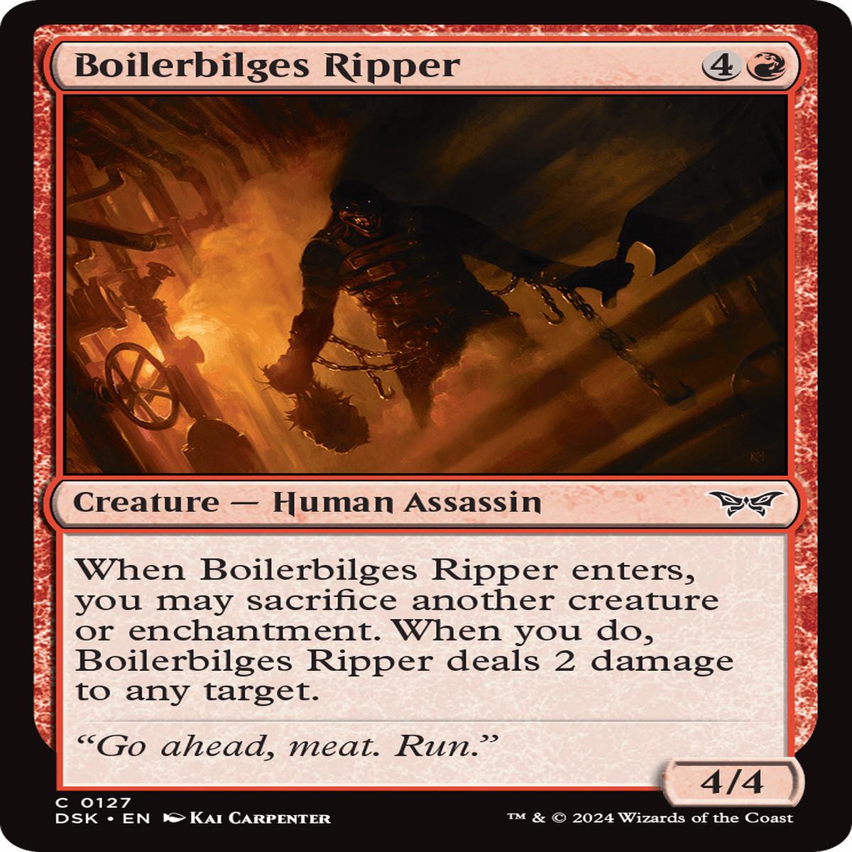 (0127) Boilerbilges Ripper - Duskmourn: House of Horror
