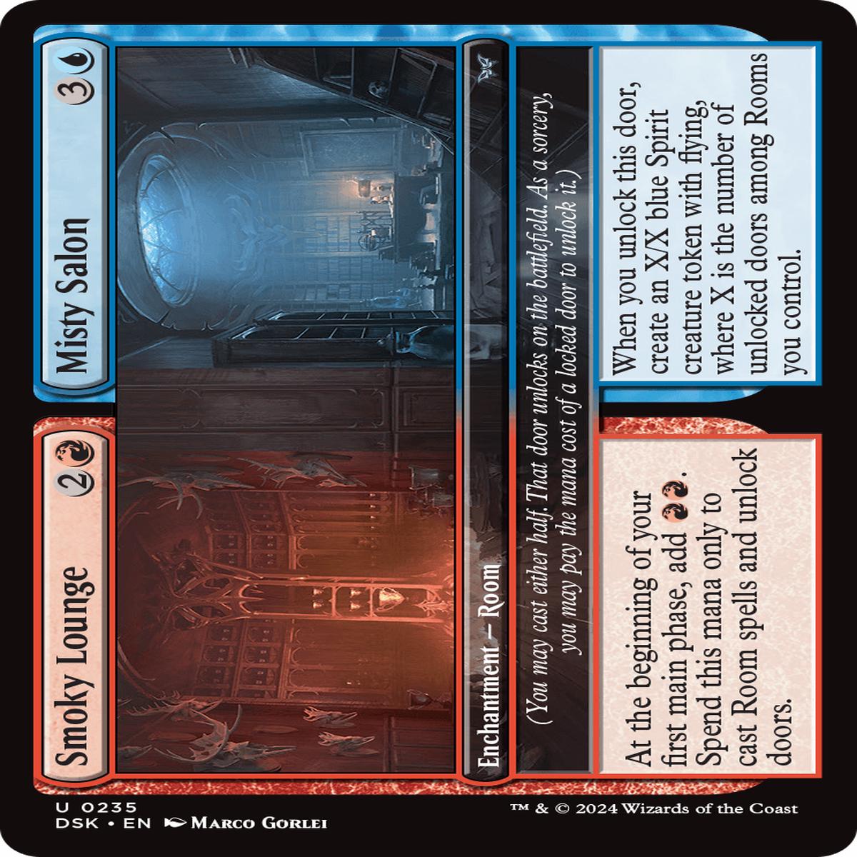 (0235) Smoky Lounge / Misty Salon - Duskmourn: House of Horror