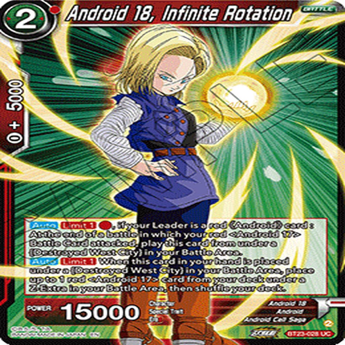 (028) Android 18, Infinite Rotation - Perfect Combination