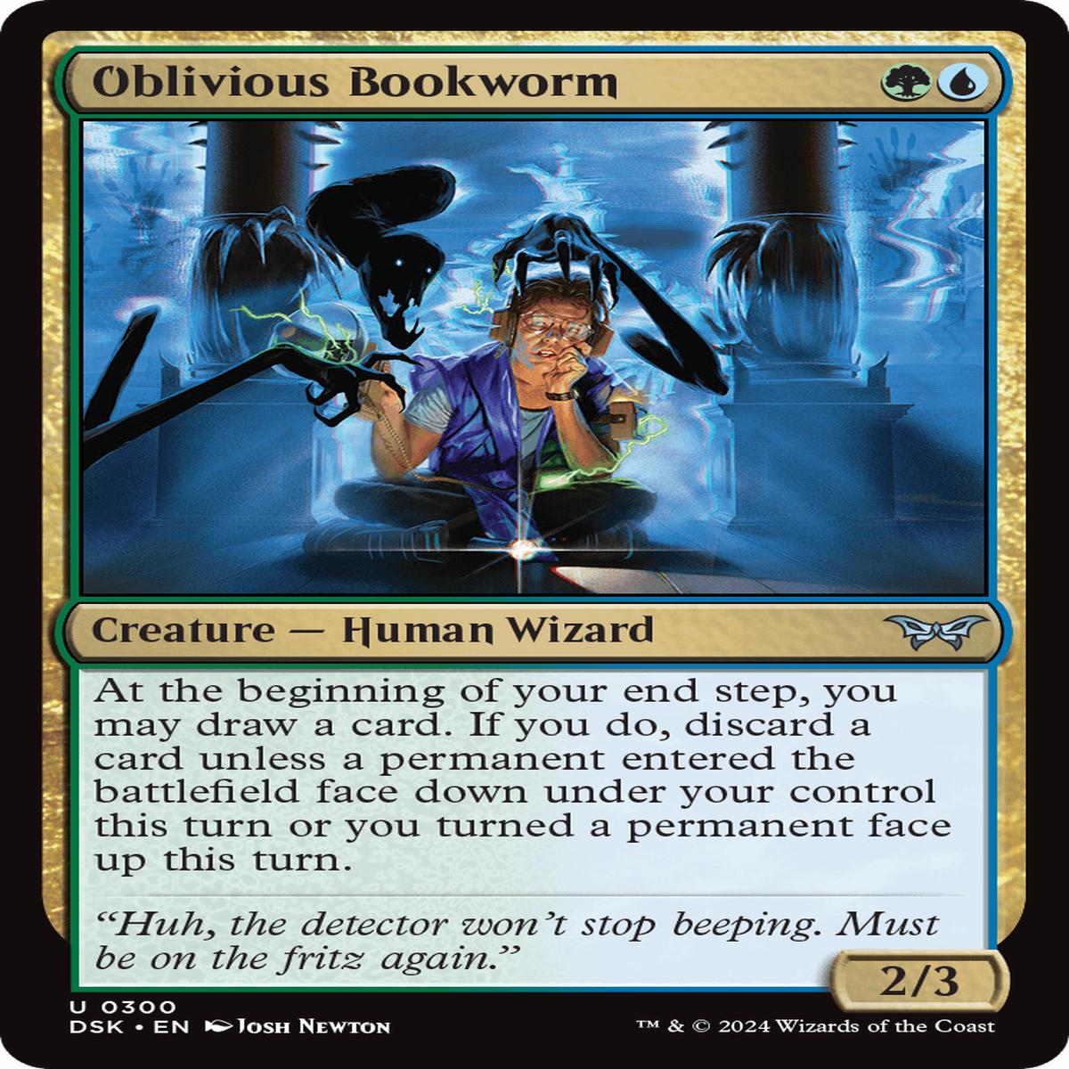 (0300) Oblivious Bookworm - Duskmourn: House of Horror