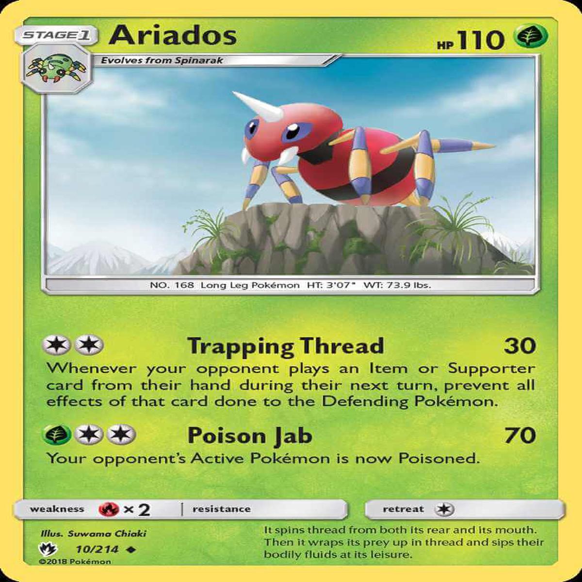 (10/214) Ariados - Lost Thunder