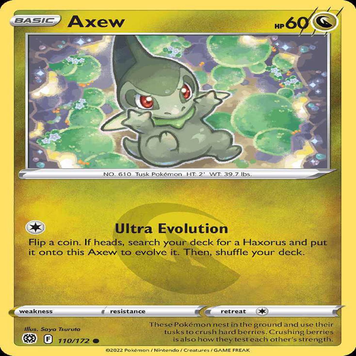 (110/172) Axew - Brilliant Stars