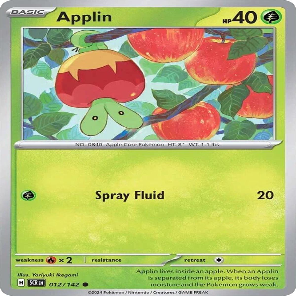 (12/142) Applin - Stellar Crown