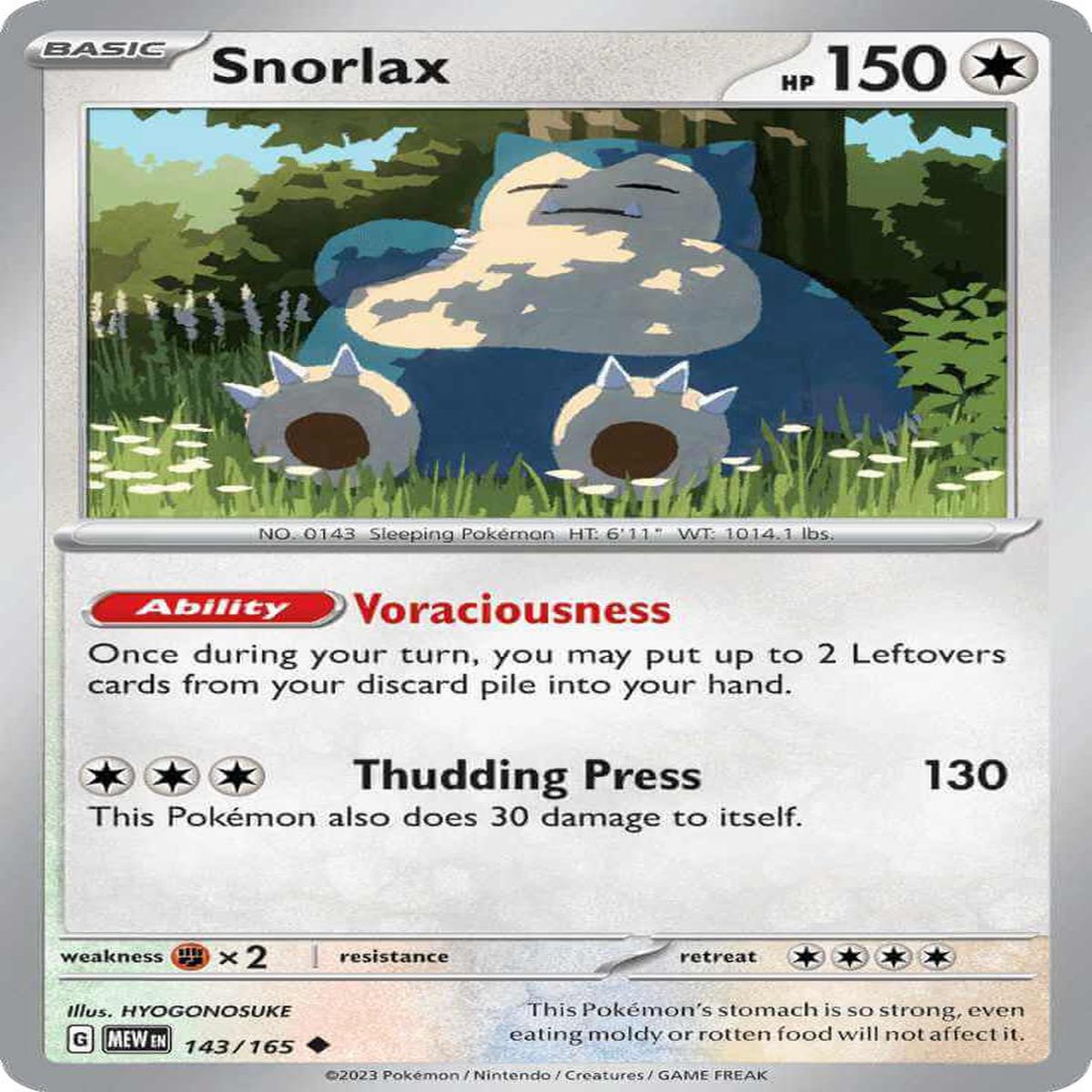 (143/165) Snorlax - SV 151