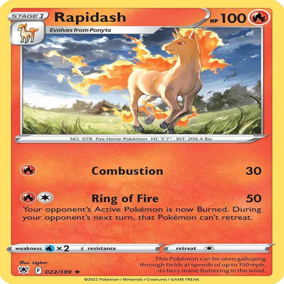 (22/189) Rapidash - Astral Radiance