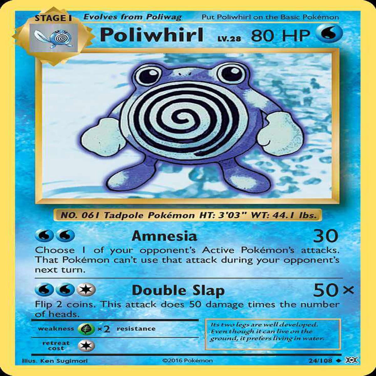 (24/108) Poliwhirl - Evolutions
