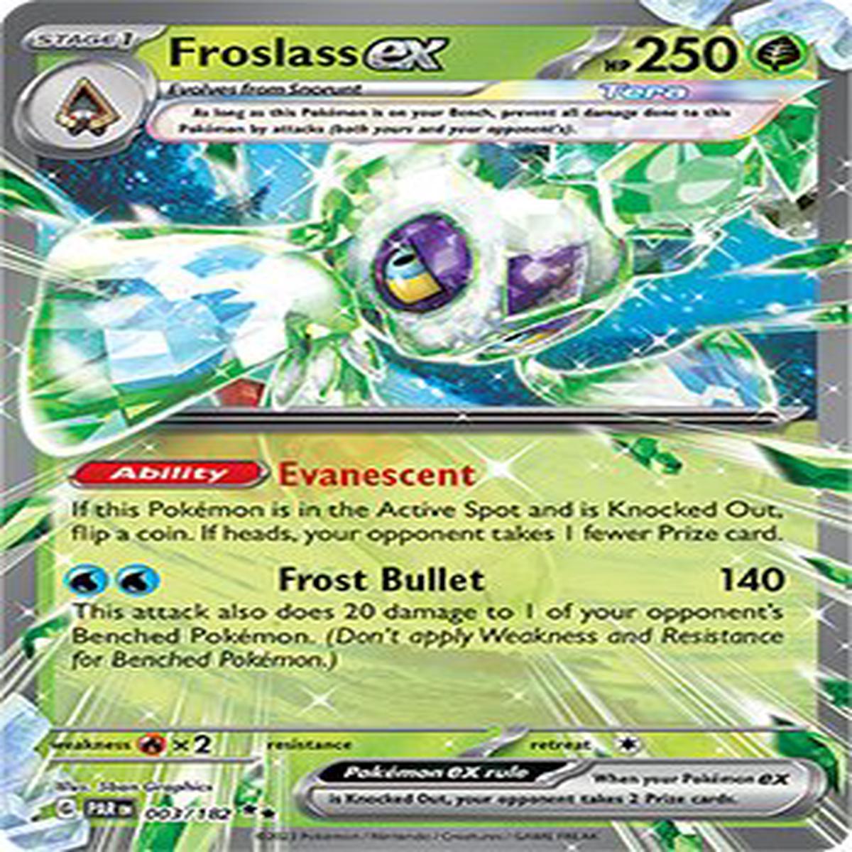 (3/182) Froslass EX - Paradox Rift