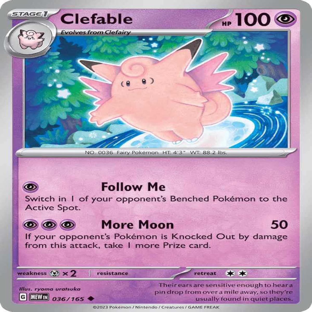 (36/165) Clefable - SV 151