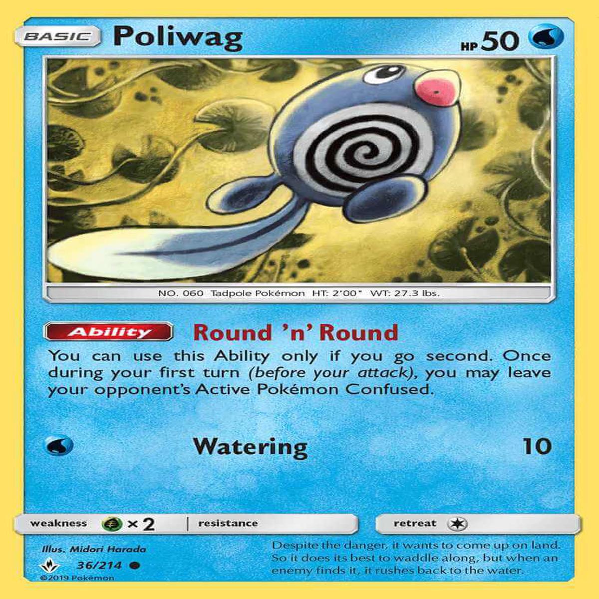 (36/214) Poliwag - Unbroken Bonds