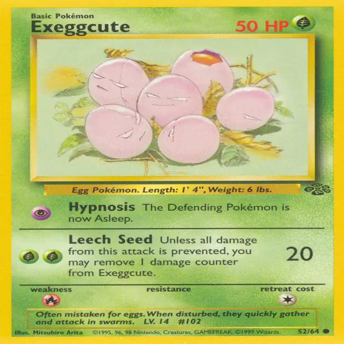(52/64) Exeggcute - Jungle