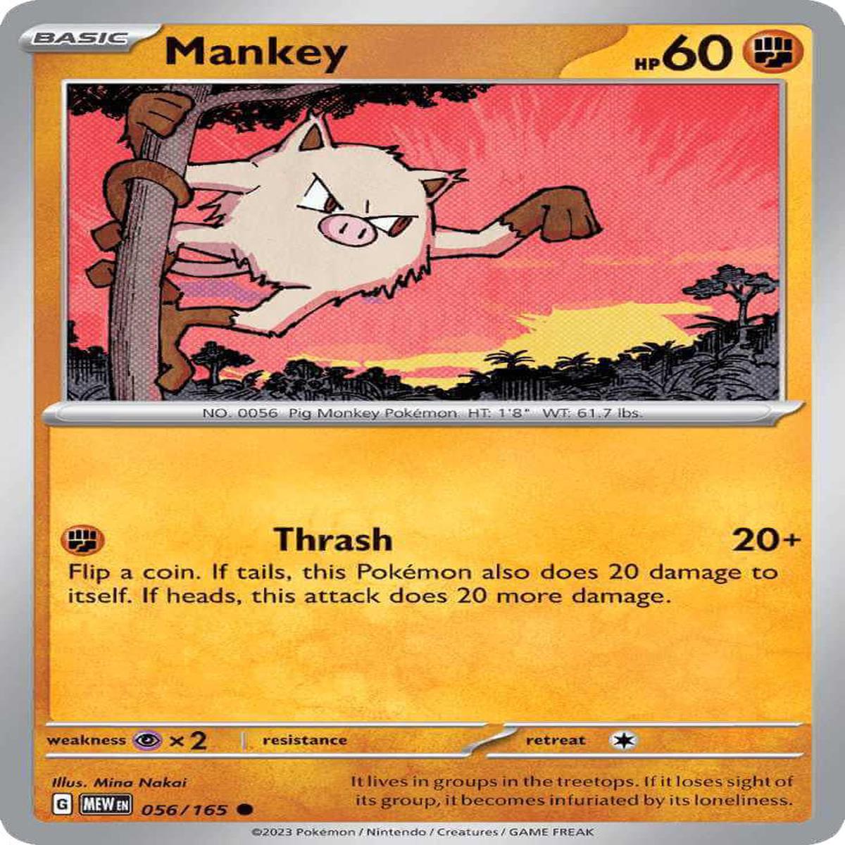 (56/165) Mankey - SV 151
