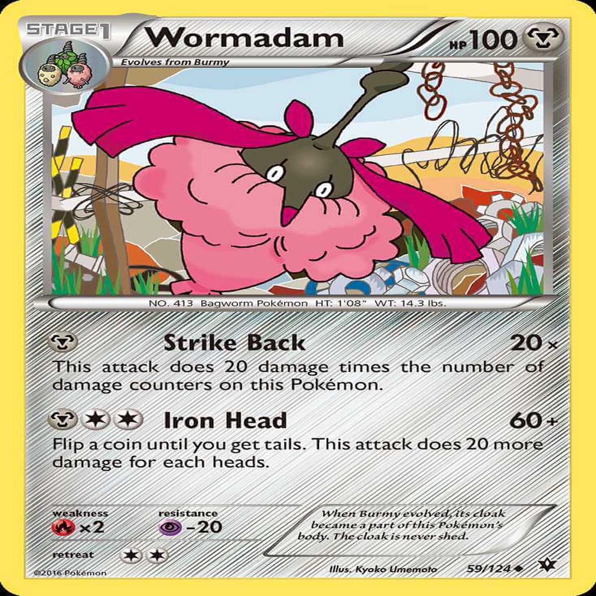 (59/124) Wormadam - Fates Collide