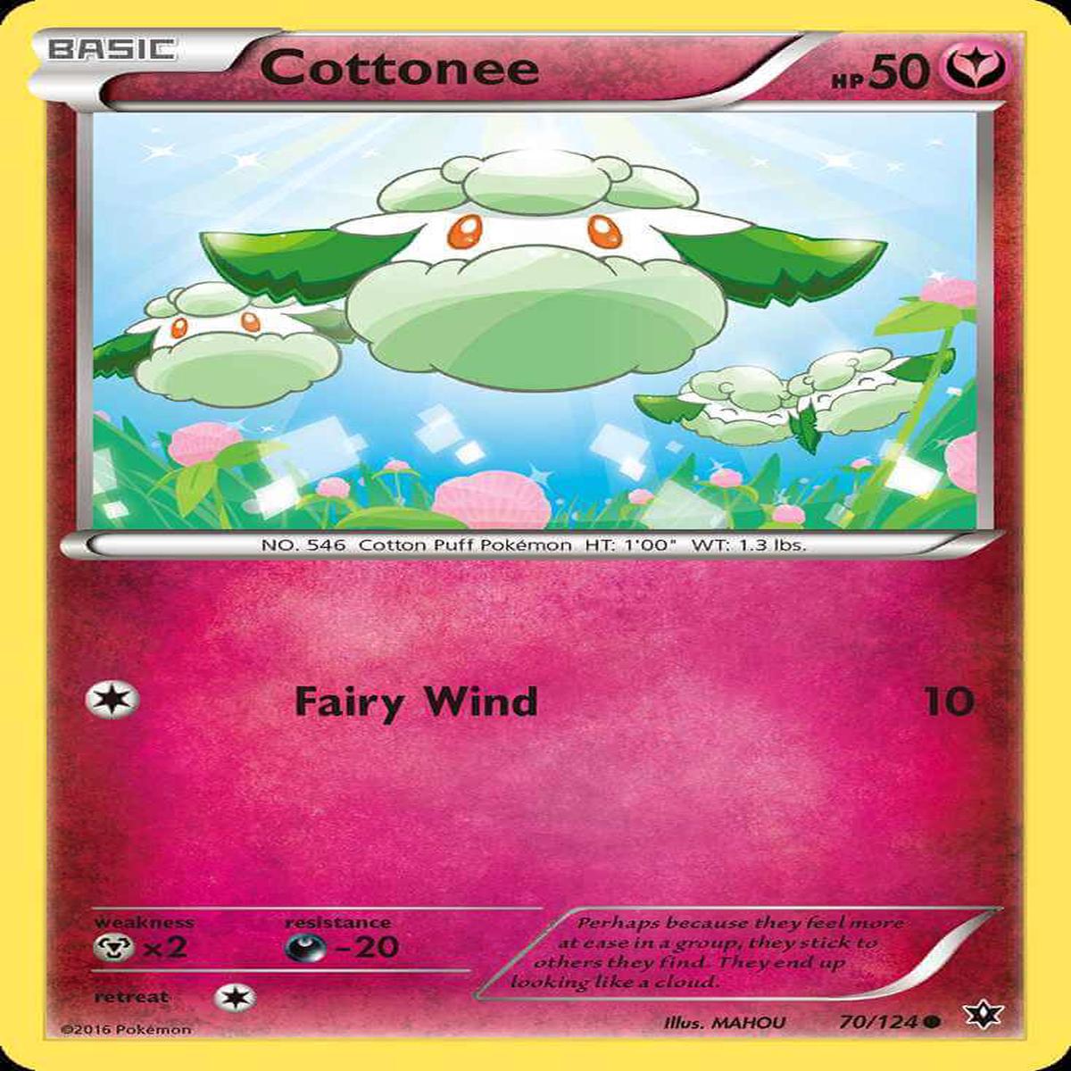 (70/124) Cottonee - Fates Collide