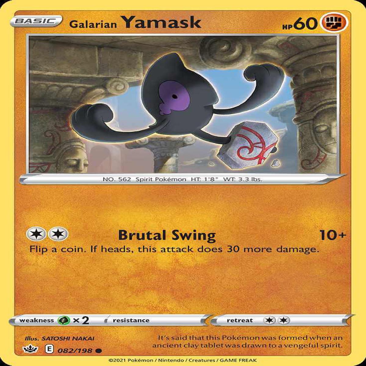 (82/198) Galarian Yamask - Chilling Reign