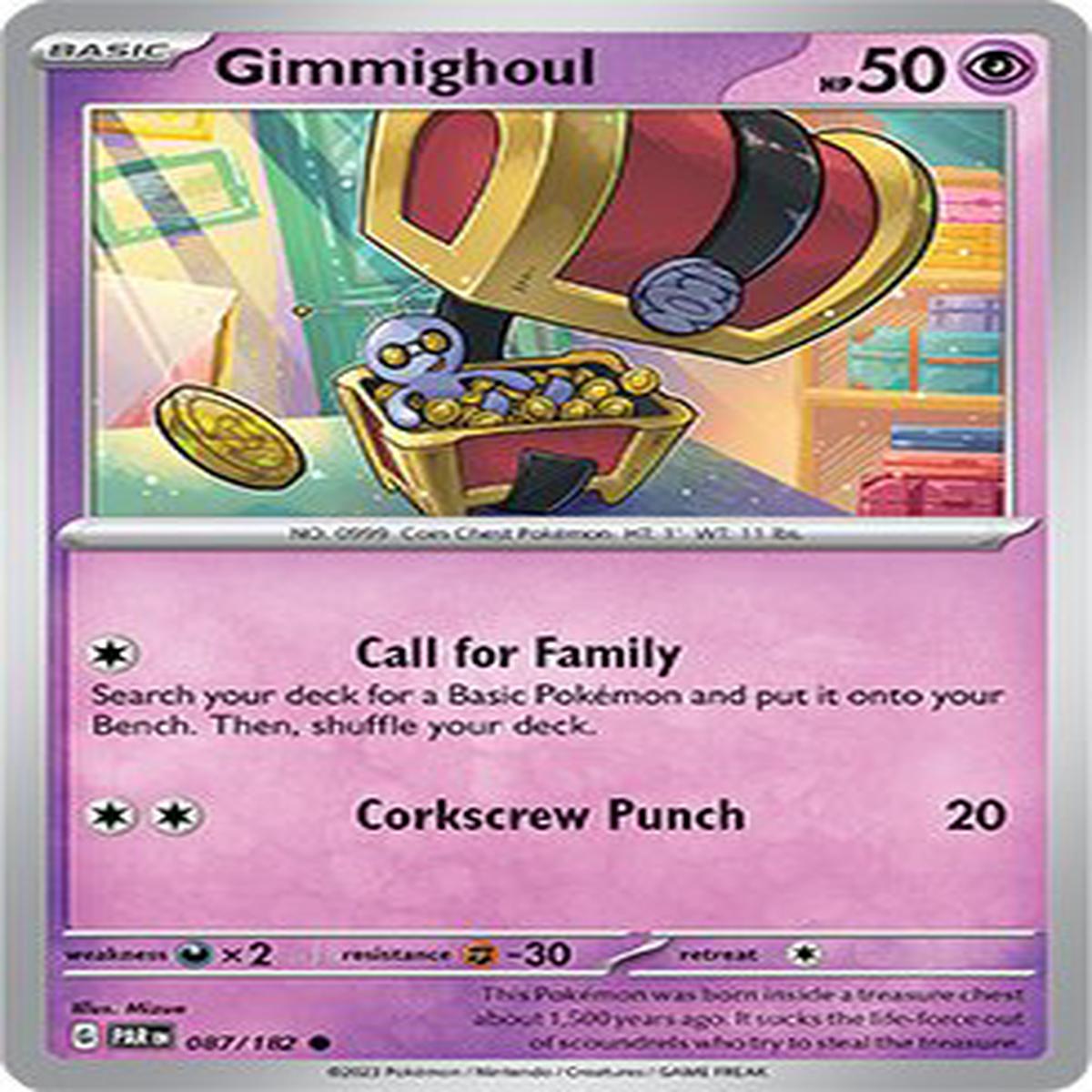 (87/182) Gimmighoul - Paradox Rift