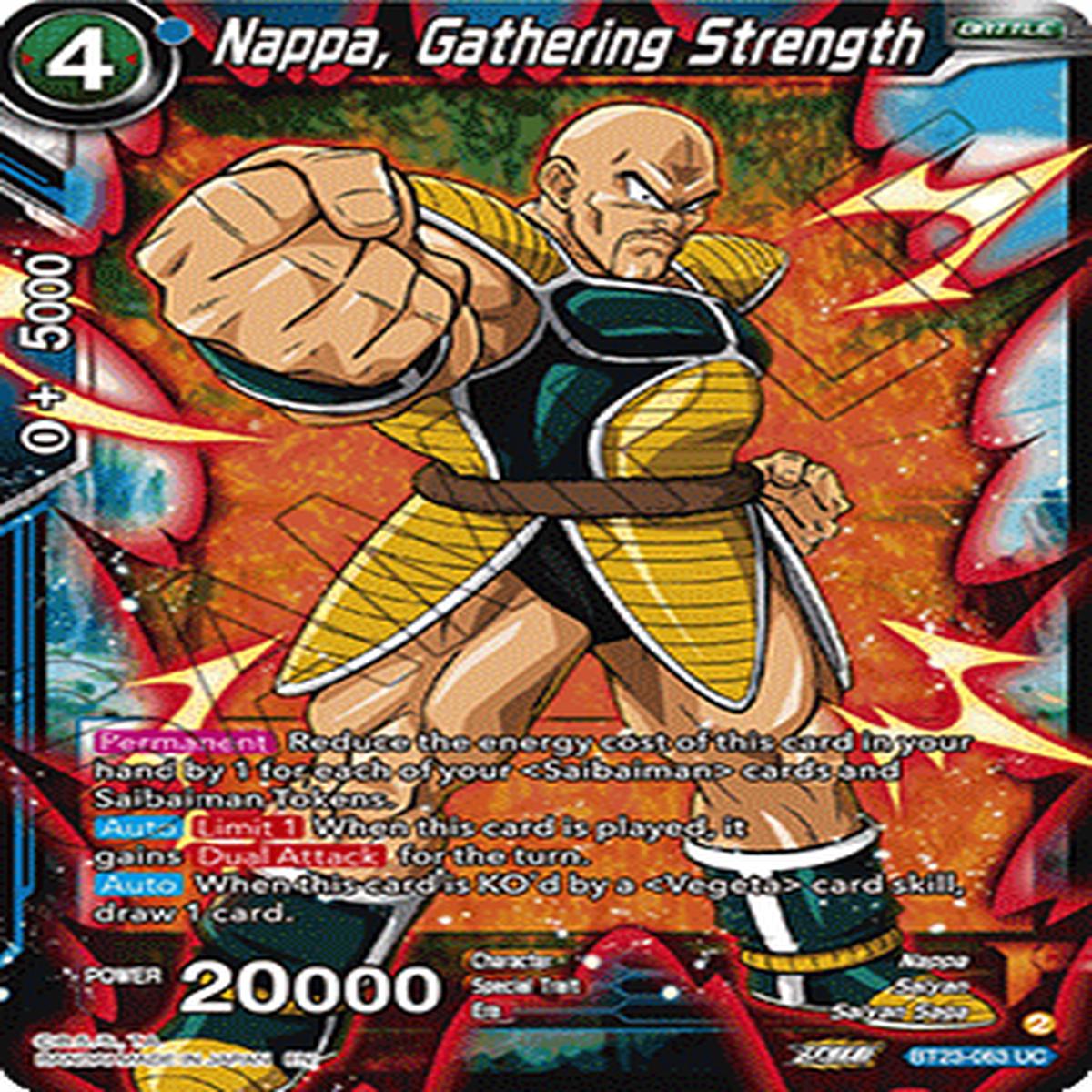 (063) Nappa, Gathering Strength - Perfect Combination
