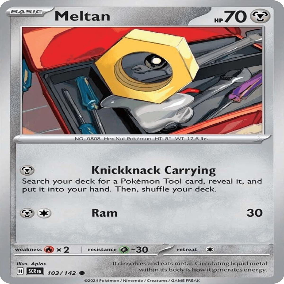 (103/142) Meltan - Stellar Crown