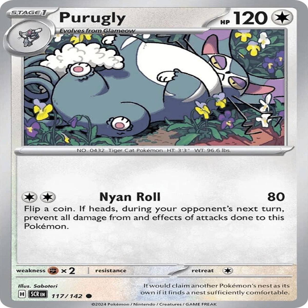 (117/142) Purugly - Stellar Crown