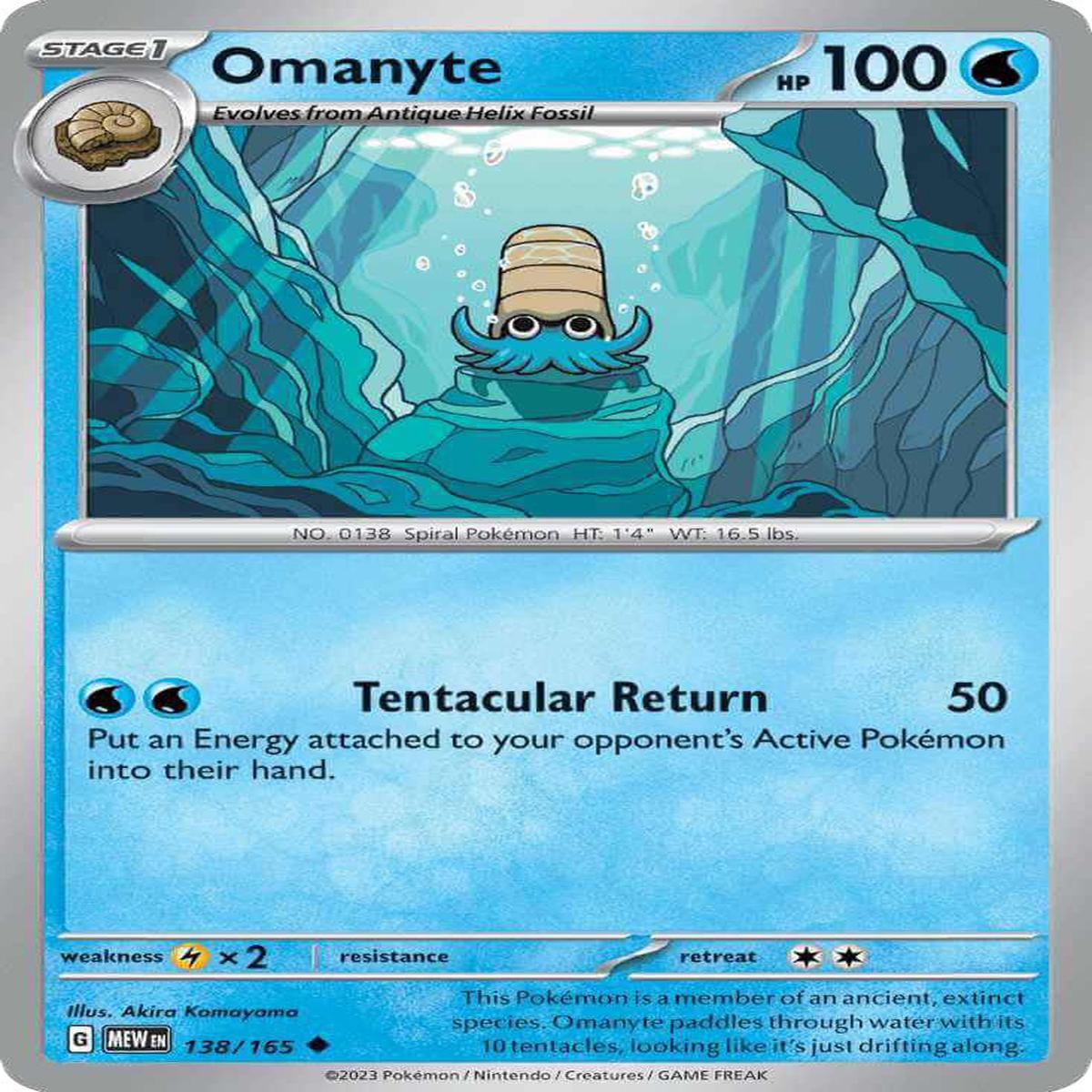 (138/165) Omanyte - SV 151