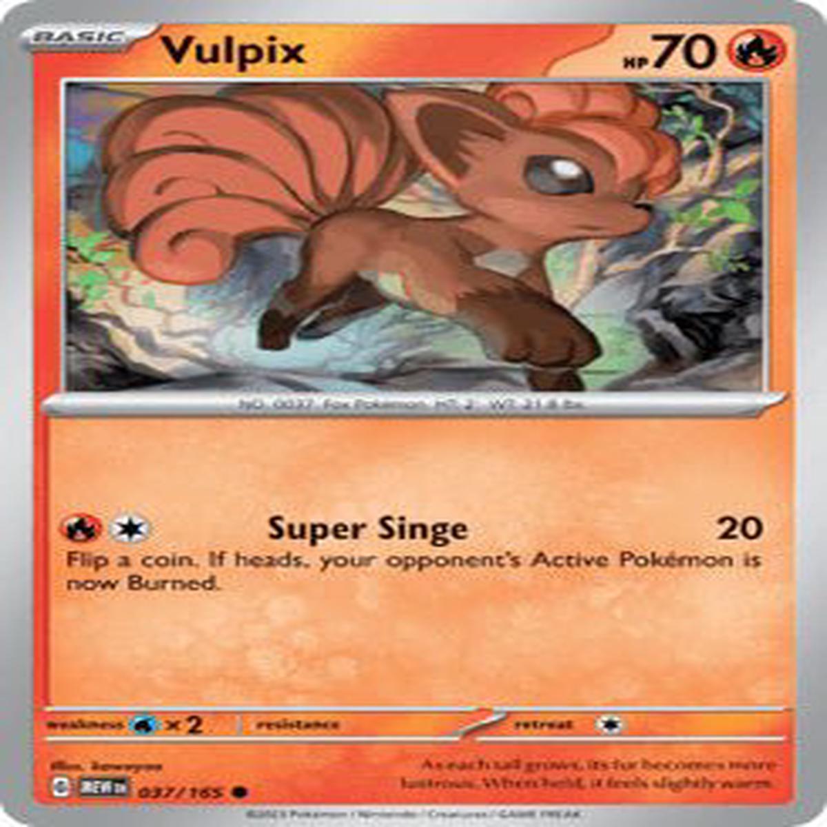 (37/165) Vulpix - SV 151