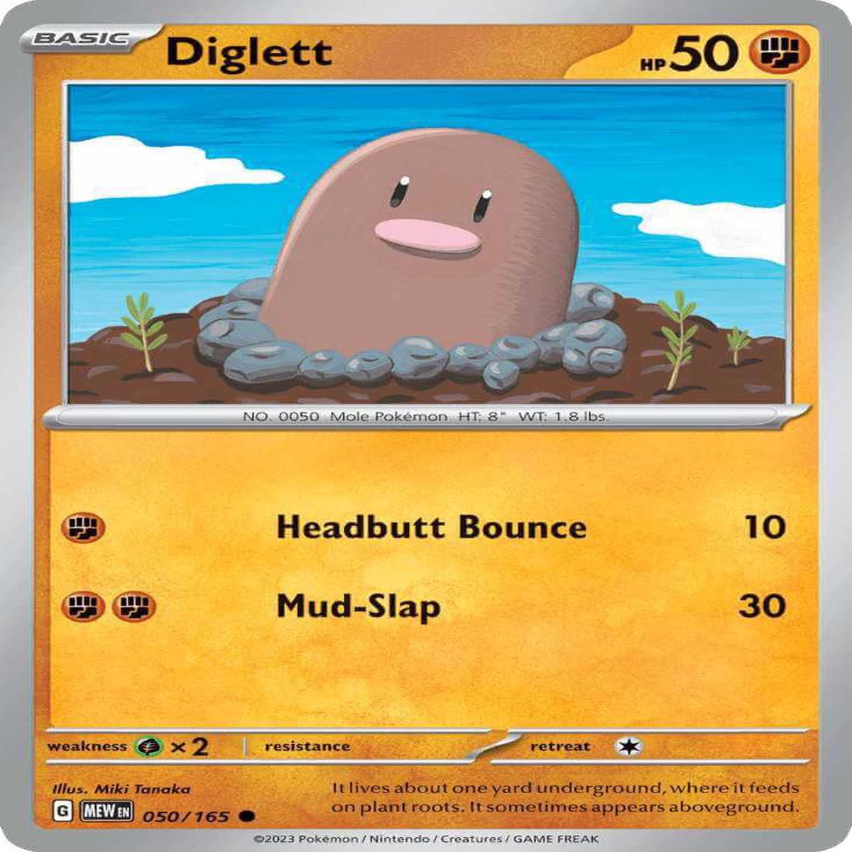 (50/165) Diglett - SV 151