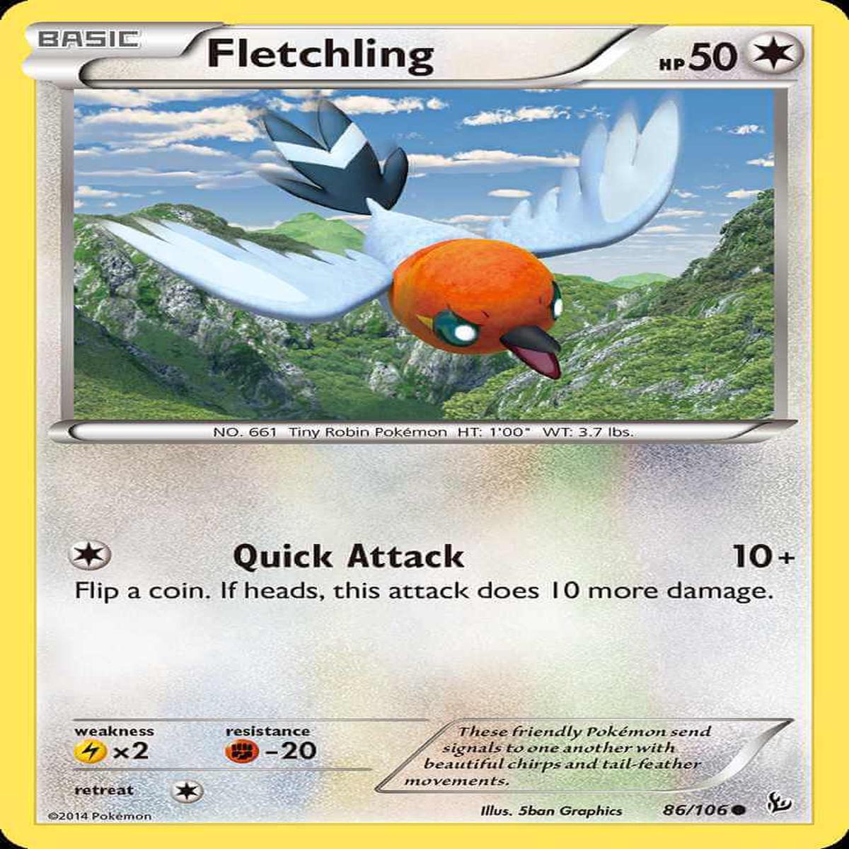 (86/106) Fletchling - Flashfire