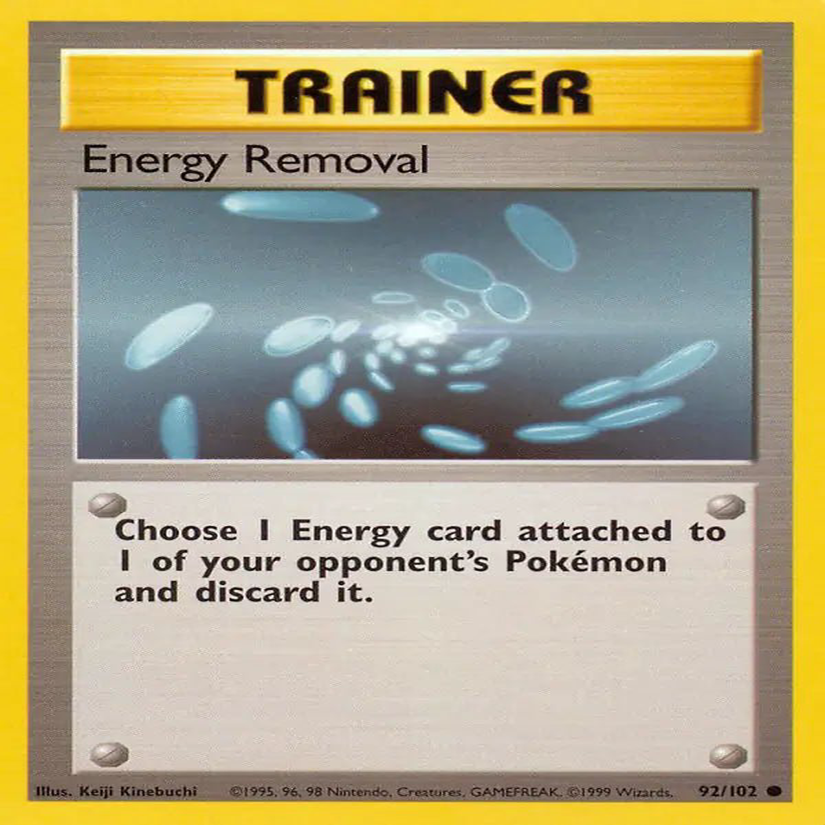 (92/102) Energy Removal - Base Set Unlimited