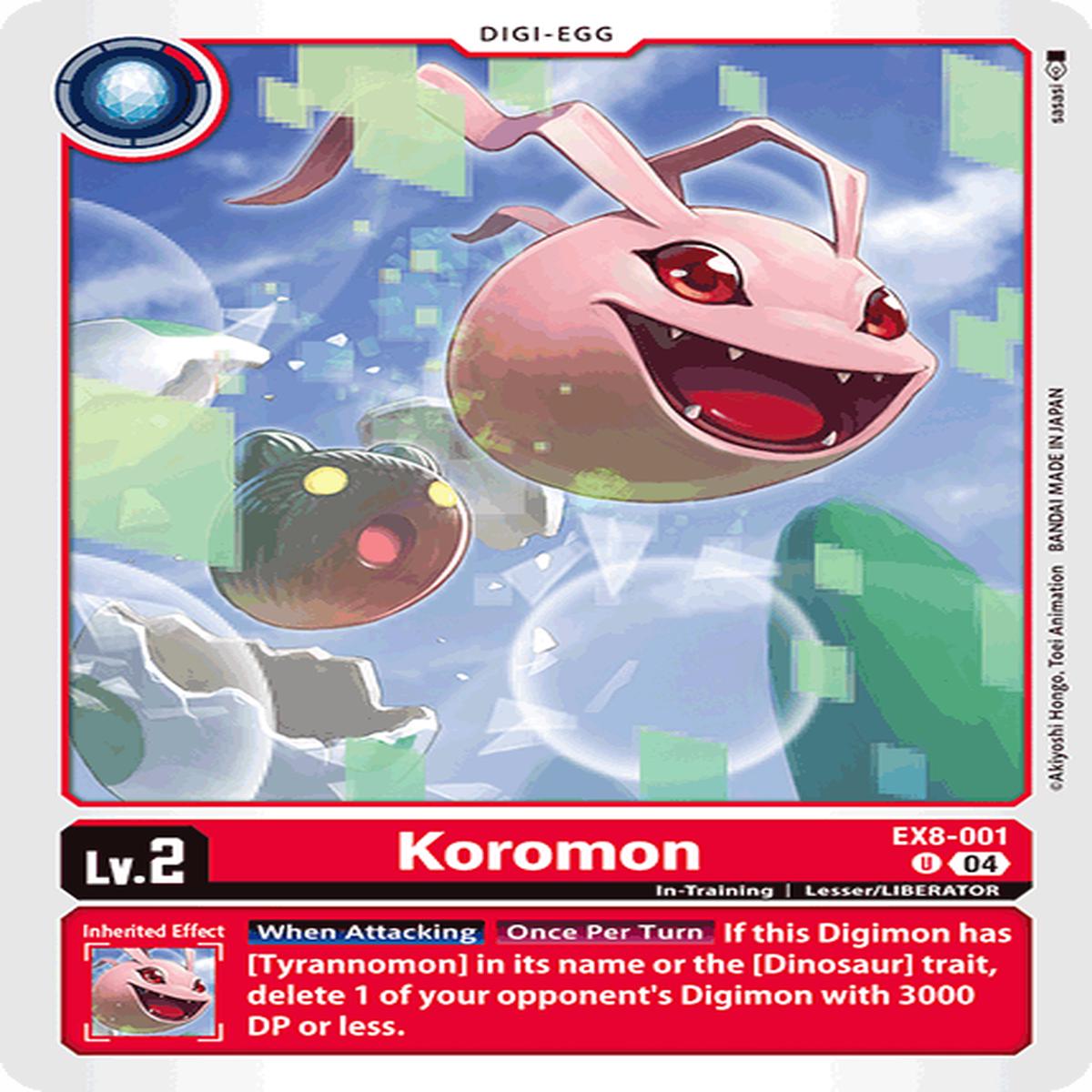(001) Koromon - EX8