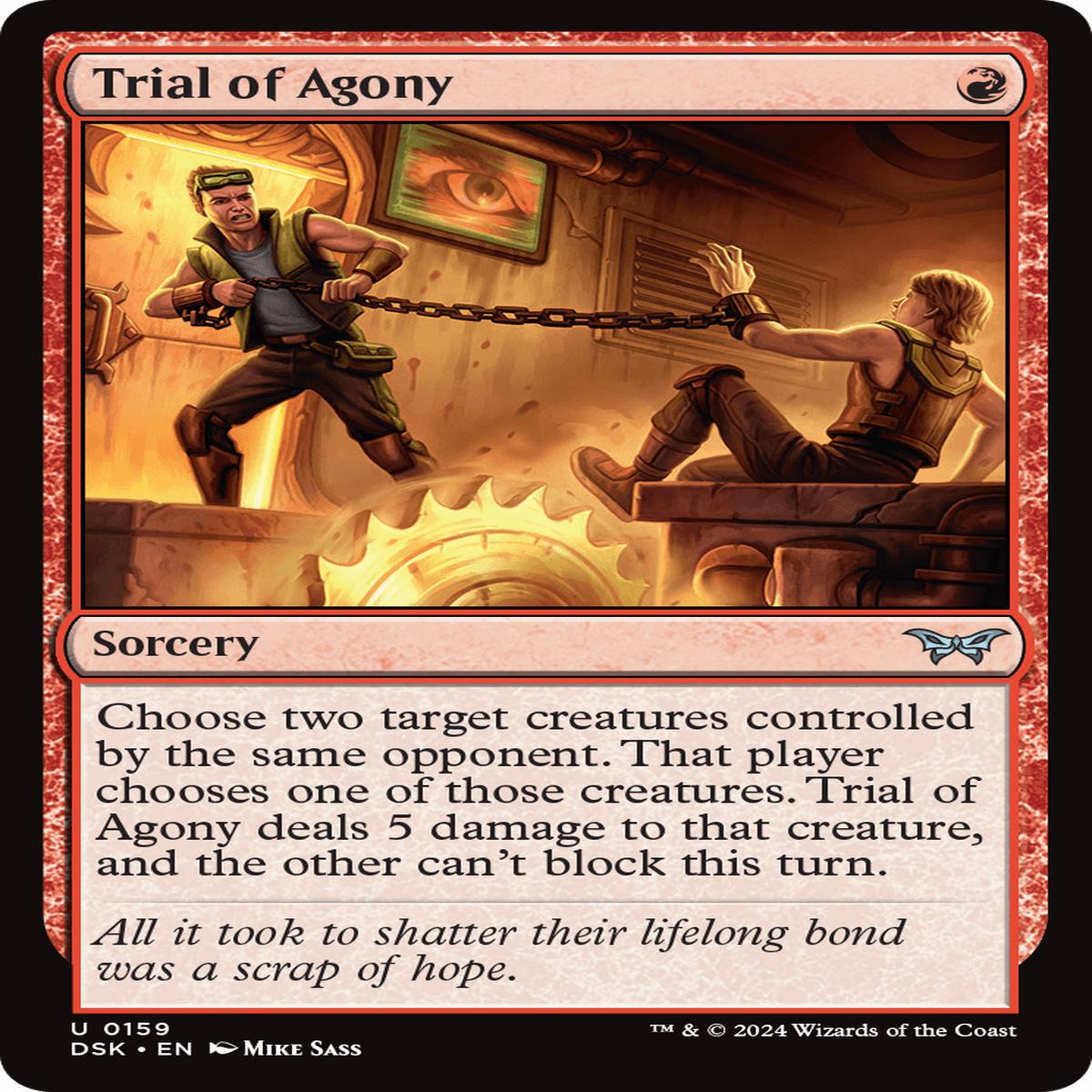(0159) Trial of Agony - Duskmourn: House of Horror
