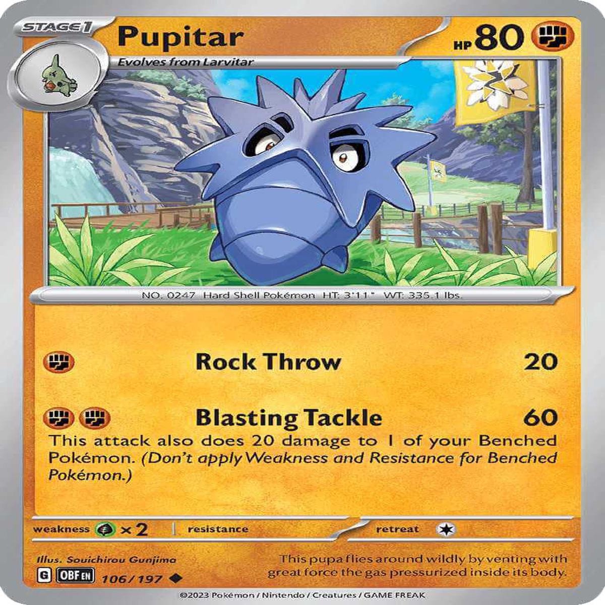 (106/197) Pupitar - Obsidian Flames