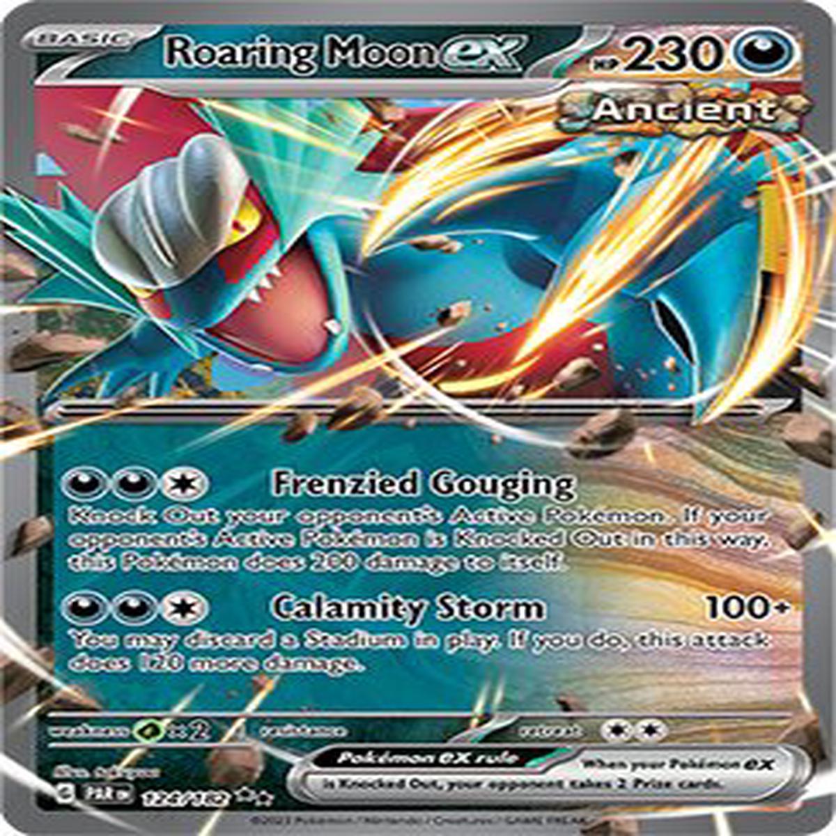 (124/182) Roaring Moon EX - Paradox Rift